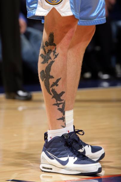 Chris Andersen, 36 anni, centro dei Miami Heat in Nba sfoggia sui social network l&#39;ultimo tatuaggio che si  fatto. Instagram